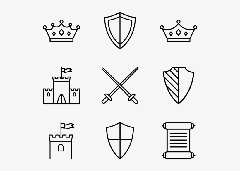Medieval - Knight Icon, transparent png download