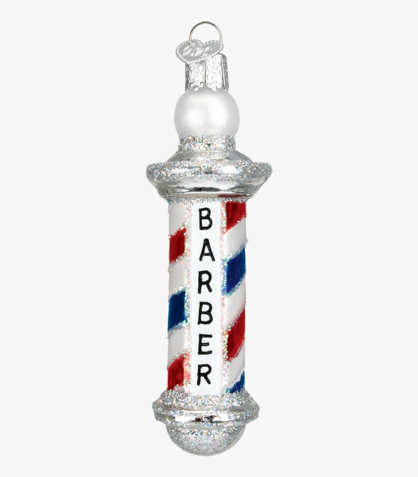 Barber Pole Ornament - Barber Shop Ornaments, transparent png download