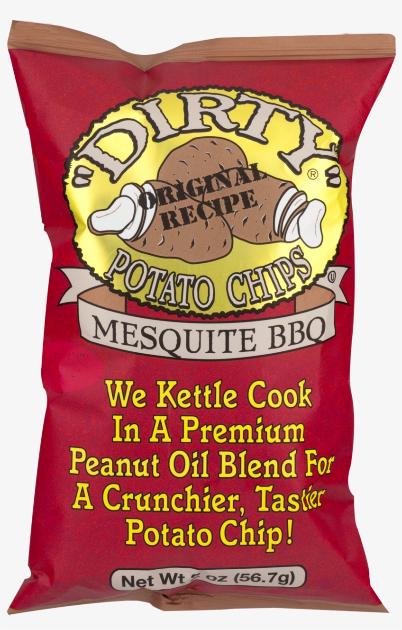 Dirty Kettle Potato Chips, Mesquite Bbq - Dirty Potato Chips, Mesquite Bbq - 2 Oz Bag, transparent png download