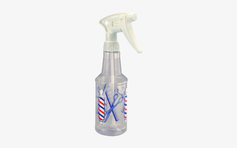 Barber Pole Plastic Spray Bottle - Spray Bottle Barber, transparent png download