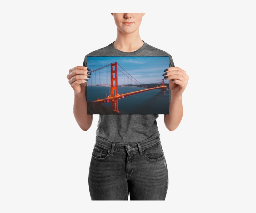 Golden Gate Bridge Poster - Poster, transparent png download