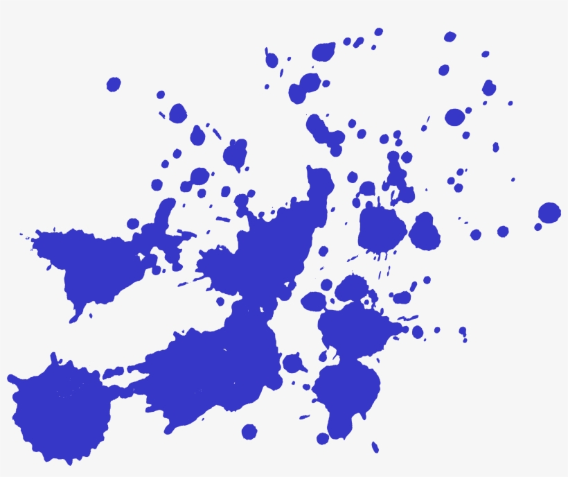Clipart Stock Splatters Png Onlygfx Com Free Download - Blue Splatter, transparent png download