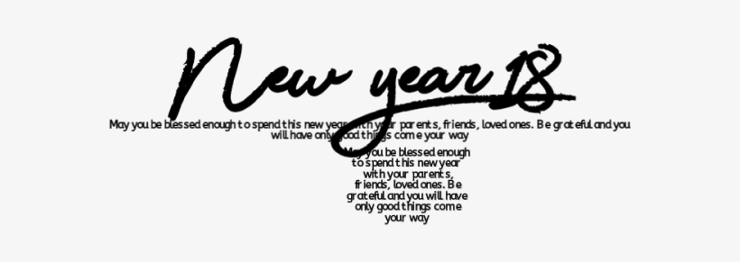 New Year Png - Monochrome, transparent png download