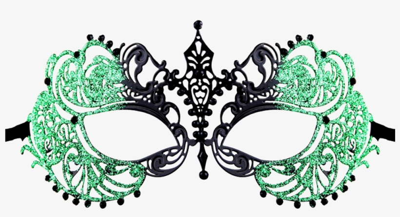 Clip Art Free Library Glitter Series Laser Cut - Womens Gold Masquerade Mask, transparent png download