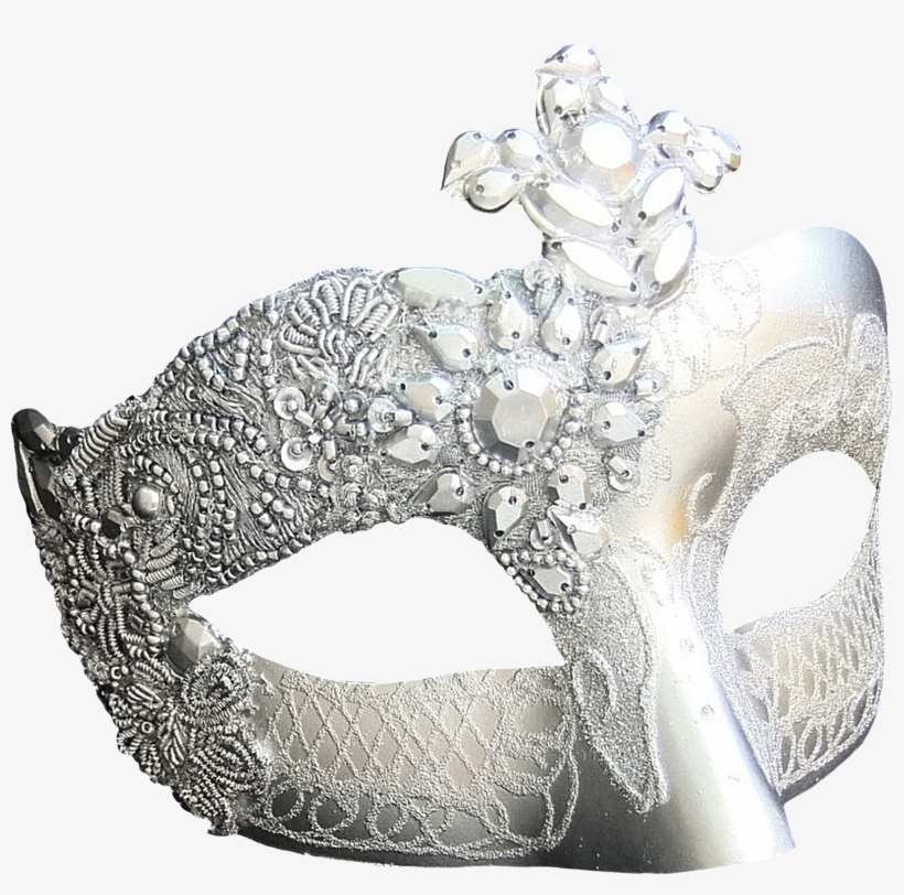 Masquerade Silver Png Vector Library Stock - Masqueared Png Silver, transparent png download