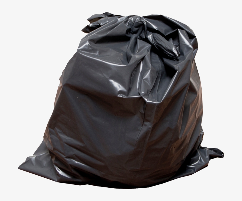 60 Gallon 2 Mil Extra Large Heavy Duty Contractor Bags - Bag Of Trash Png, transparent png download