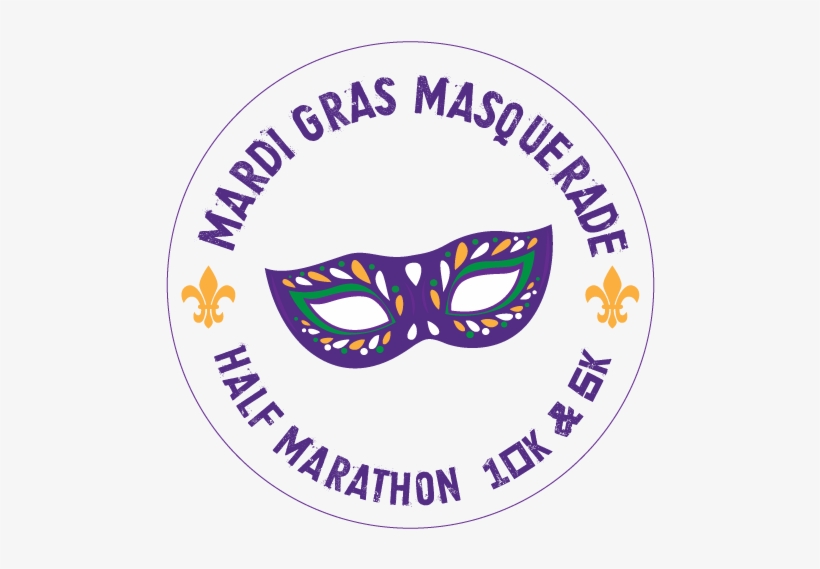 Mardi Gras Masquerade February - Circle, transparent png download