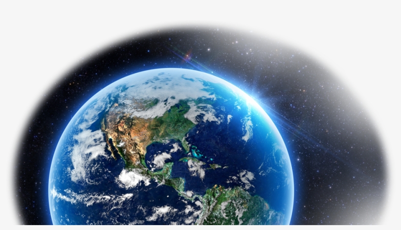 Retweet - Satellite Image Of The Globe, transparent png download