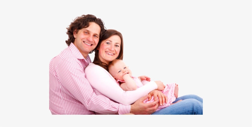 Download Happy Young Couple With Thier Baby - Happy Couple With Baby, transparent png download