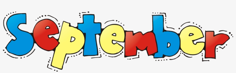 September Png Transparent Image - September Month Clip Art, transparent png download