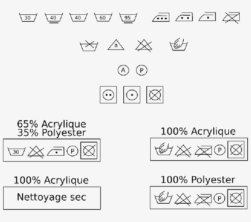 Mb Image/png - Washing Instructions Symbols, transparent png download
