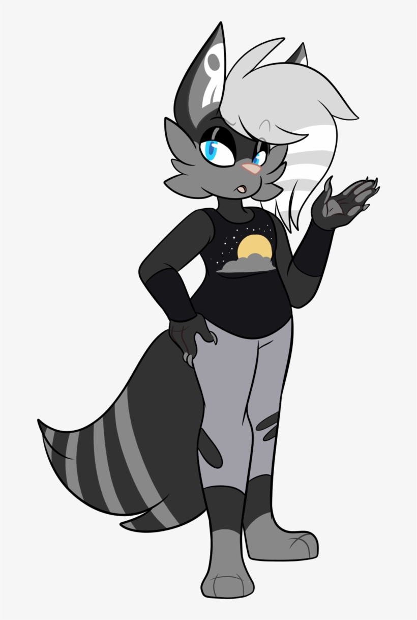 Nyp Goth Anthro - Cartoon, transparent png download