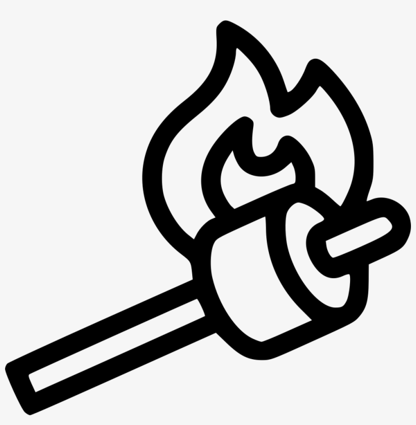 Png File - Roasting Marshmallows Clip Art, transparent png download