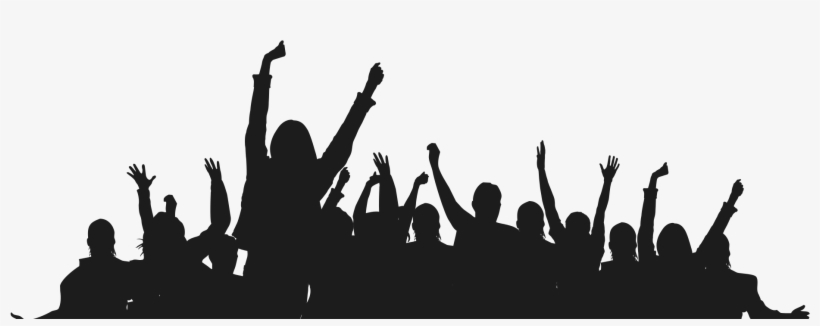 Crowd Png - Hands In The Air Transparent, transparent png download