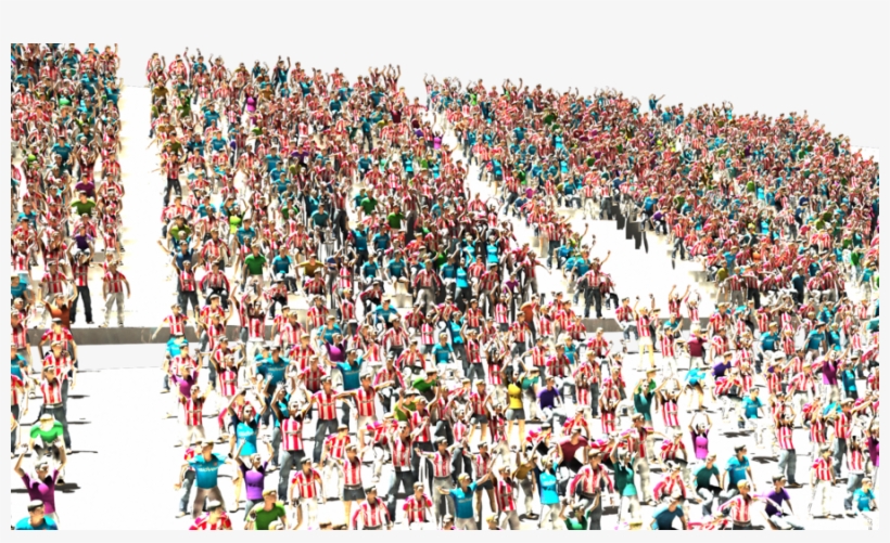 Crowd Clipart Crowd Simulation Miarmy - Crowd, transparent png download