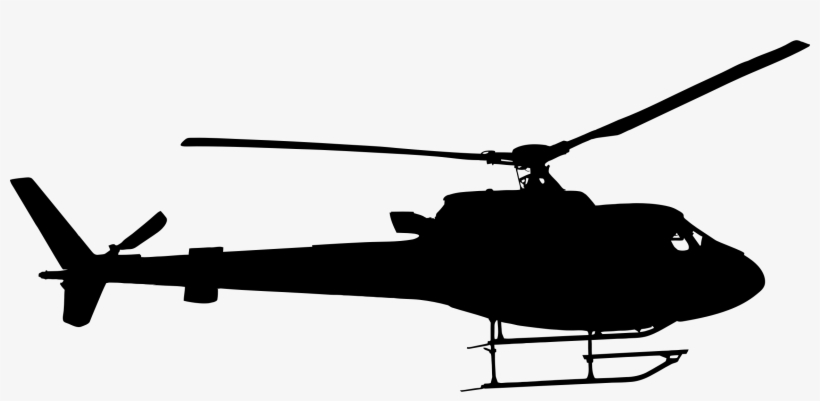 Helicopter Silhouette At Getdrawings - Helicopter Silhouette Png, transparent png download
