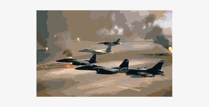 Gulf War Airplane Fighter Aircraft Mcdonnell Douglas - Schloss Burg, transparent png download