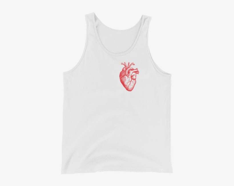 Anatomical Heart - Tank Top - Top, transparent png download