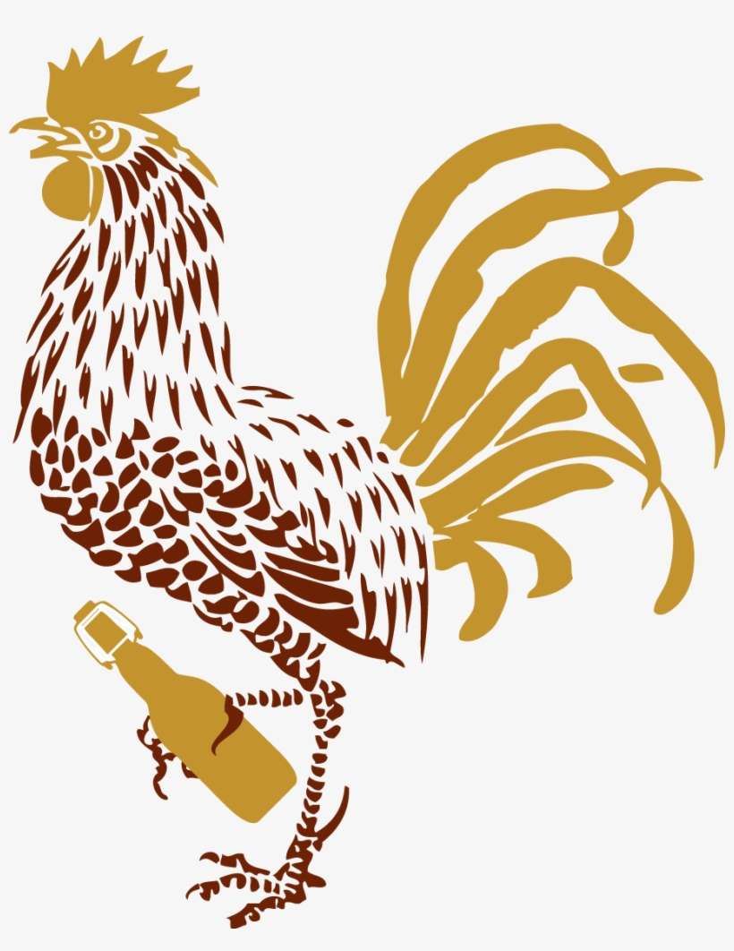 Marty Mattrazzo - Artistic Stencils French Rooster Stencil, transparent png download
