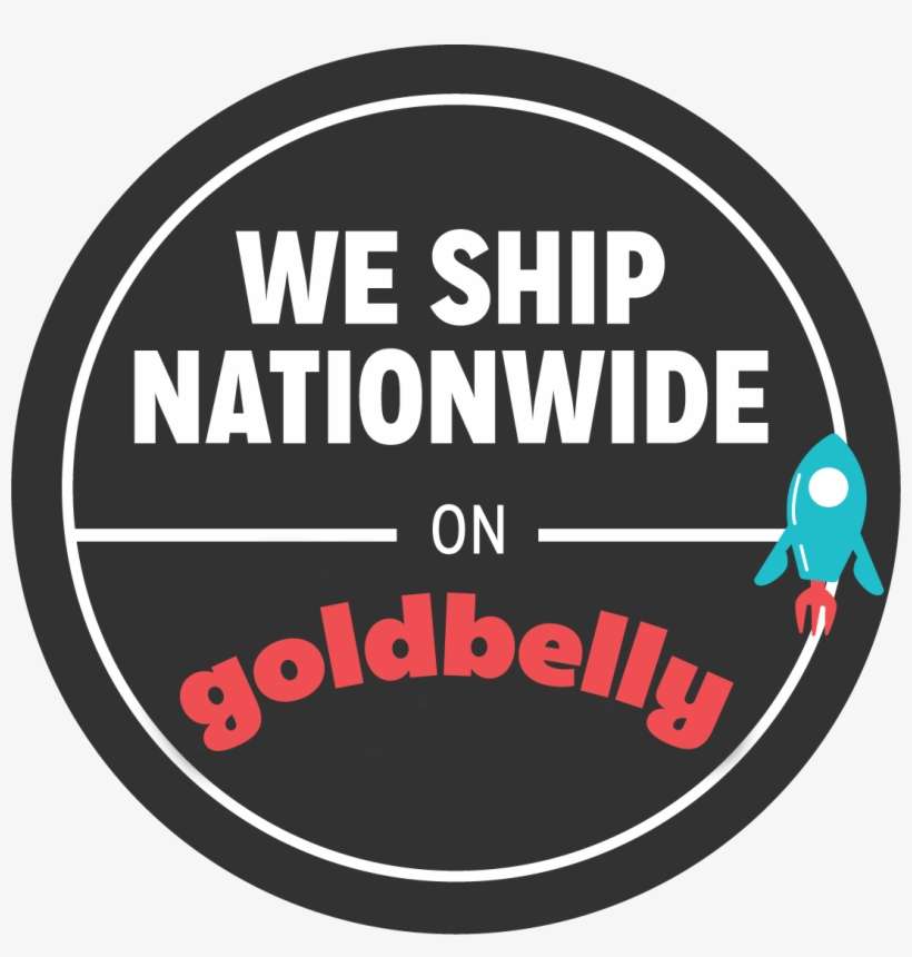 Goldbely Nationwide Shipping Circle Black - Palmetto Cheese, transparent png download