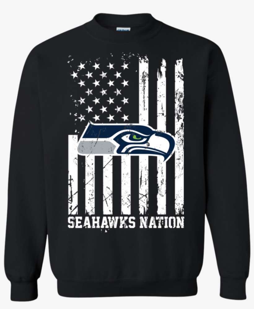 Seattle Seahawks Nations Football Us Flag Fourth Of - Dire Straits Shirt, transparent png download