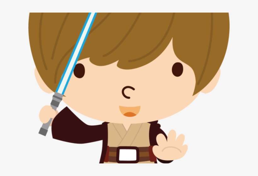 Luke Skywalker Clipart Blue Lightsaber, transparent png download
