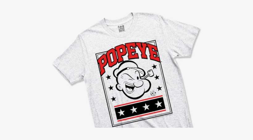 Popeye Tee-luv Tee - Logoshirt Breakfast Board With Popeye Motif I Love, transparent png download