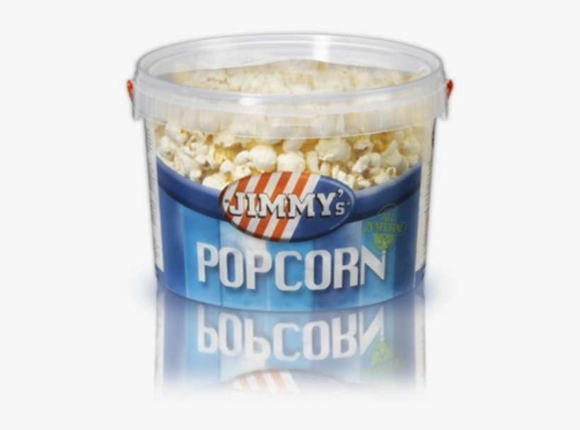 Jumbo Popcorn Bucket Images - Jimmys Popcorn, transparent png download