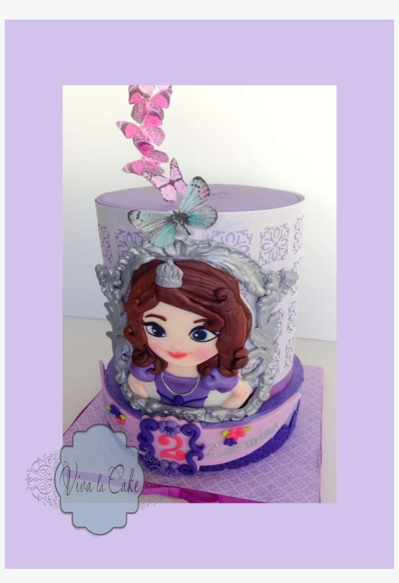 Princess Sofia - Cake Cartoon Princess, transparent png download