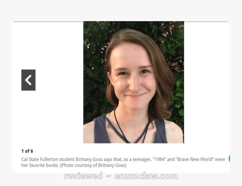 Cal State Fullerton Student Brittany Goss Would Shut - Girl, transparent png download
