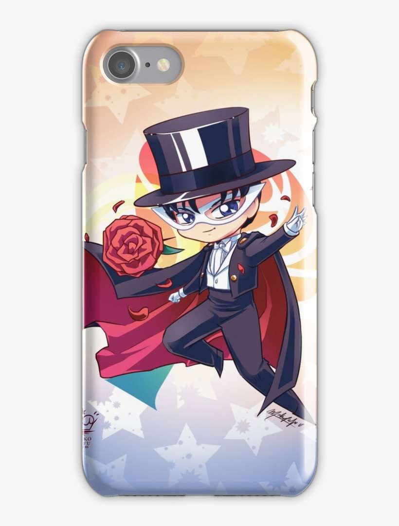 Chibi Tuxedo Mask Iphone 7 Snap Case - Sailor Moon Y Tuxedo Mask, transparent png download