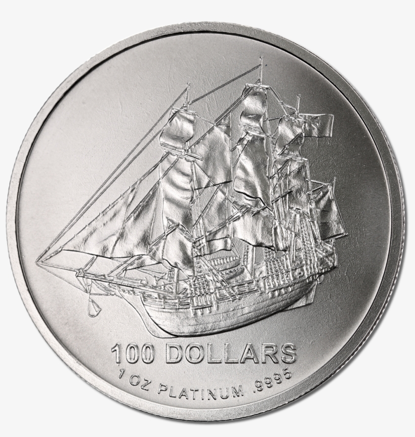 2009 1 Oz Cook Islands Platinum-02 - 1 Oz Silver Cook Islands, transparent png download