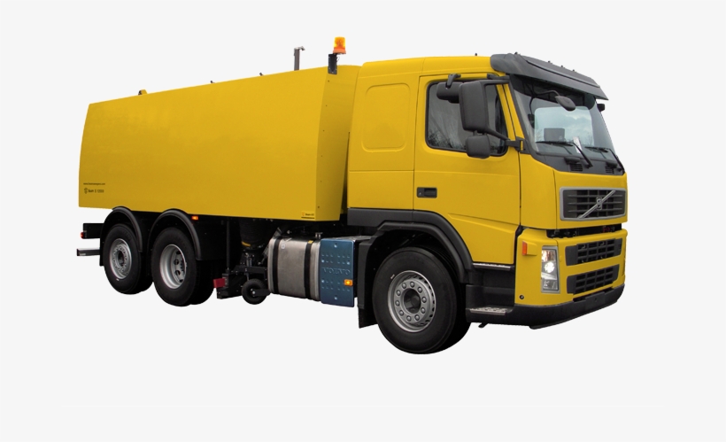 Municipal / Contractor Machines - Trailer Truck, transparent png download