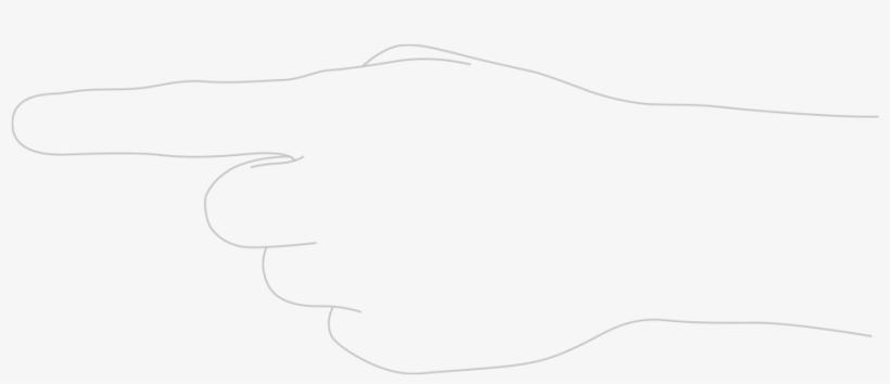 Measurement With A Simple Finger Touch - Line Art, transparent png download