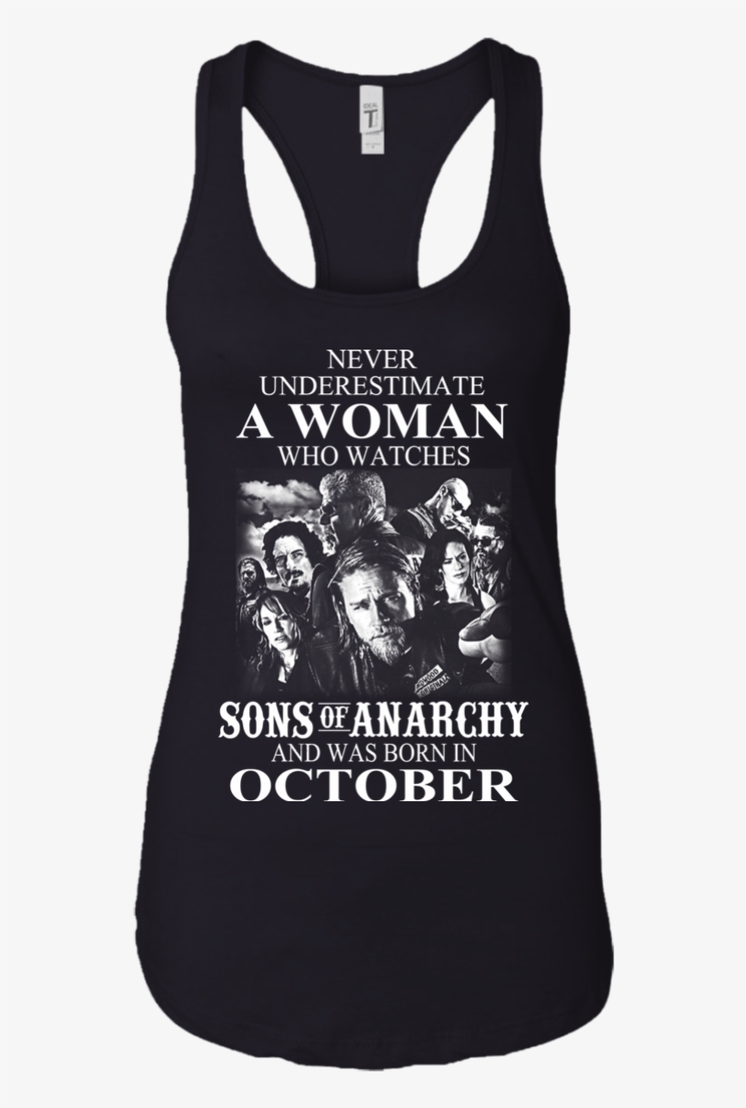 Never Underestimate A Woman Who Watches Sons Of Anarchy - Never Underestimate A Woman Who Watches Supernatural, transparent png download
