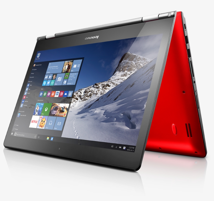 Yoga 500 14 Red 10 Win 10 Ministart Cortana 2016 05 - Lenovo Yoga 500 14isk White, transparent png download