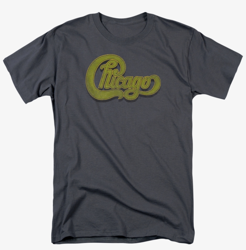 Chicago Rock Band Distressed Logo Licensed Long Sleeve - Sassenach Shirt, transparent png download