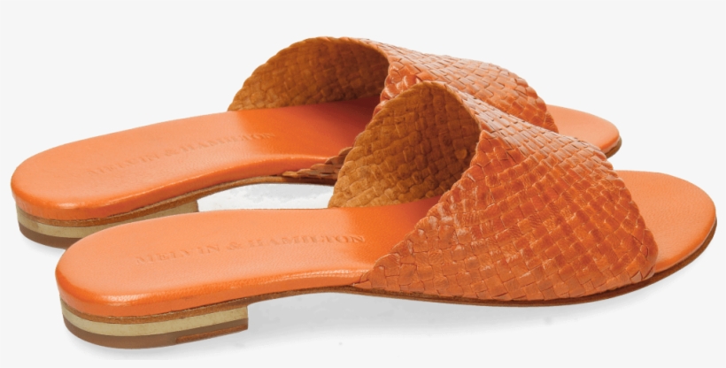 Mules Hanna 5 Woven Tangerine - Slide Sandal, transparent png download