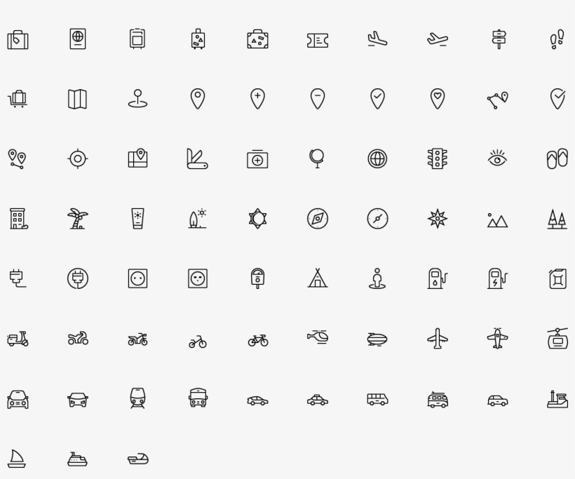 Travel - Travel Pattern Png, transparent png download