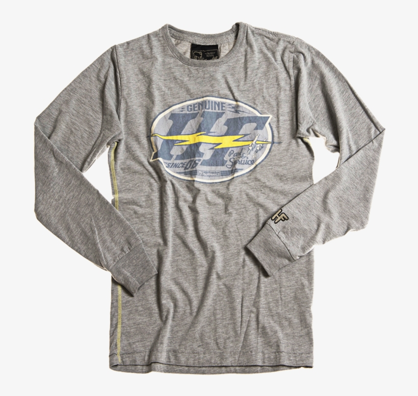 Hf Gray - Long-sleeved T-shirt, transparent png download