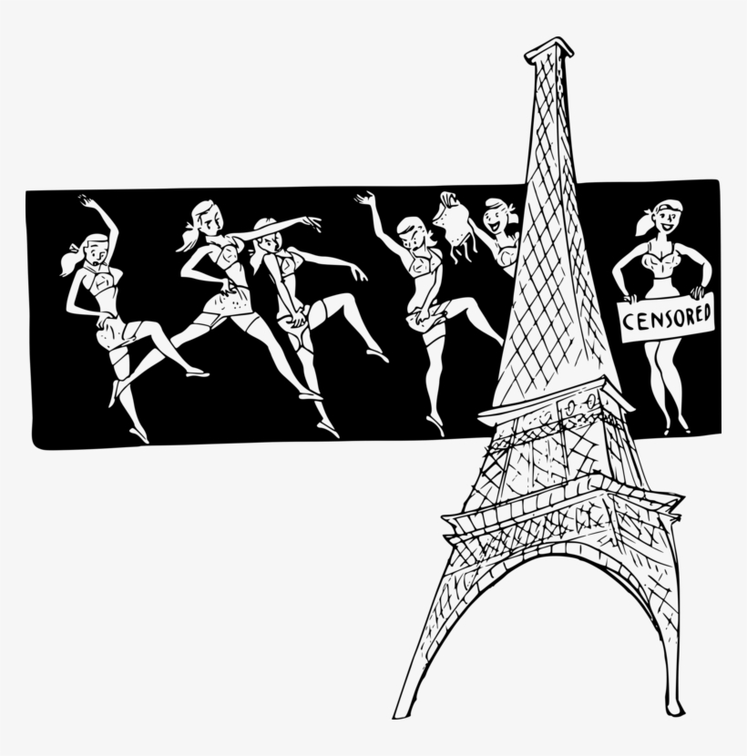 Eiffel Tower Computer Icons Hoodoo Flag Of France Black - Clip Art, transparent png download