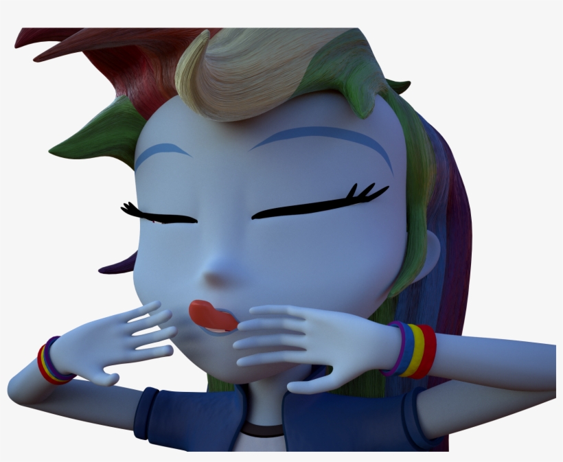 Creatorofpony, Blender, Equestria Girls, Eyes Closed, - Portable Network Graphics, transparent png download