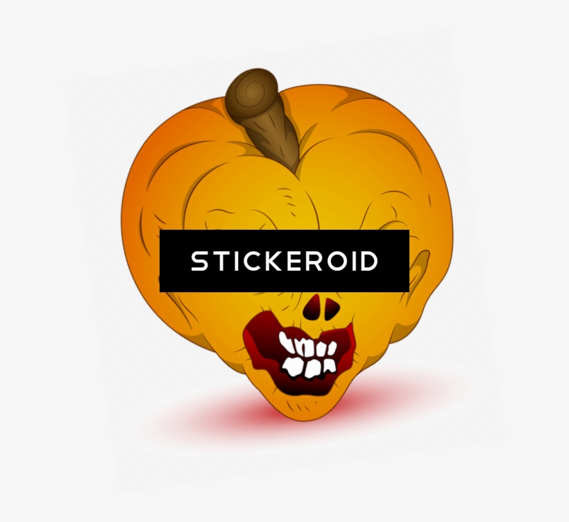 Angry Halloween Pumpkin - Pumpkin, transparent png download