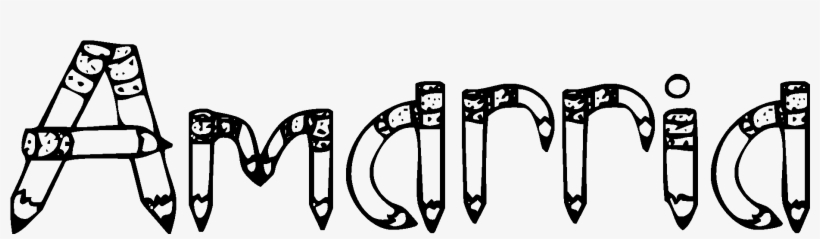Amarria Cute Pencils Shirts - Calligraphy, transparent png download