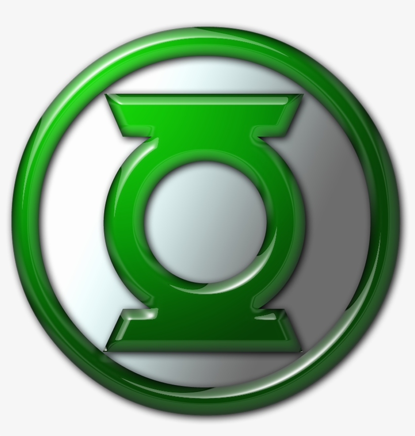 Green Lantern Logo Created With Photoshop - Green Lantern Logo Png, transparent png download