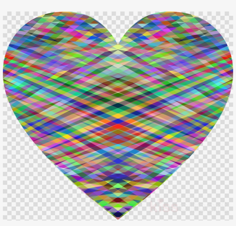 Heart Geometric Png Clipart Geometry Clip Art - Clip Art, transparent png download