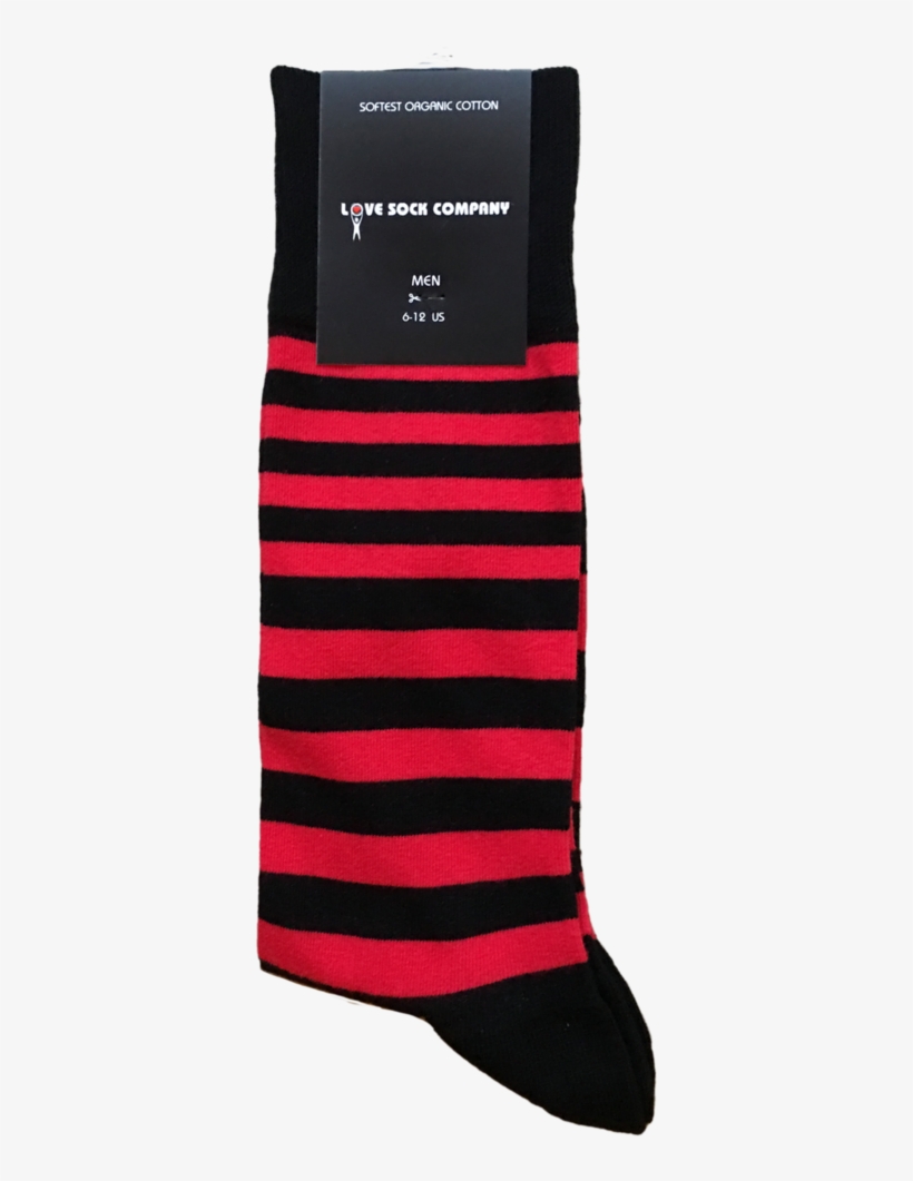 Men's Dress Socks With Stripes - Sock, transparent png download
