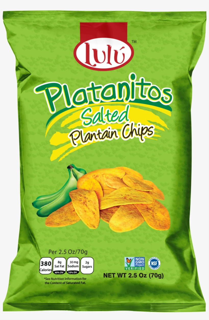 Plantainchips - Lulu Chile Lemon Plantain Chips (30 Units Per Case), transparent png download