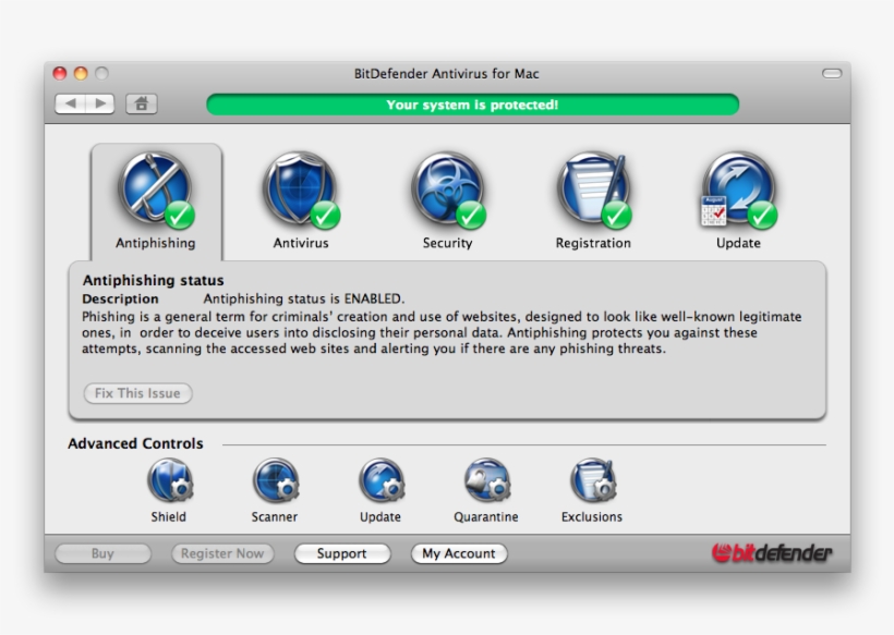 It Offers Fast Scans And Has A Minimum Effect On System - Bit Defender, transparent png download