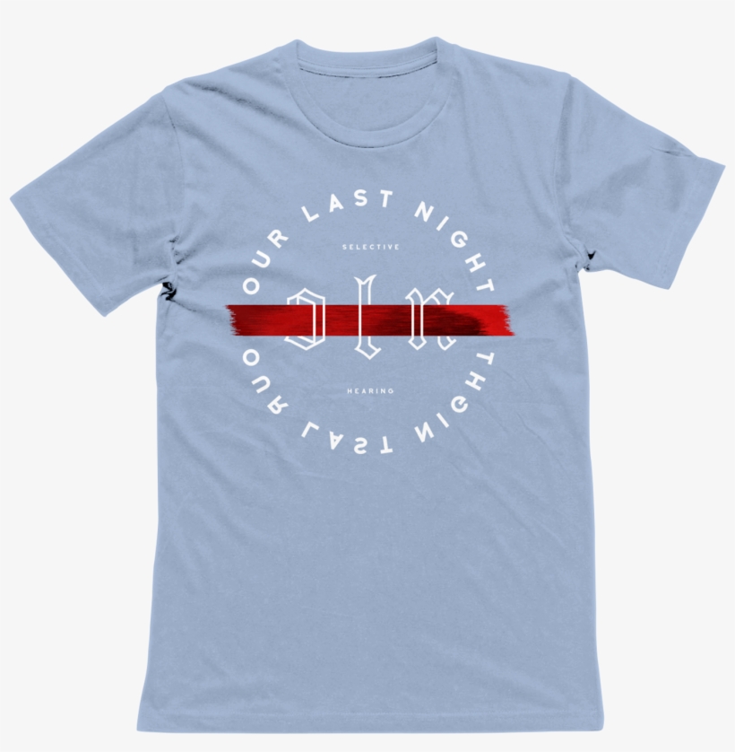 Oln - Strikethrough Tee - Man Kids T-shirt, transparent png download